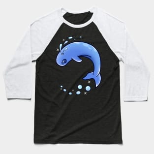 Kawaii Whale Baseball T-Shirt